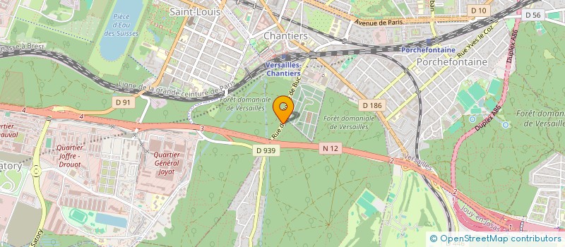 localisation de l'entreprise MONSIEUR KHALID JABRANE à VERSAILLES