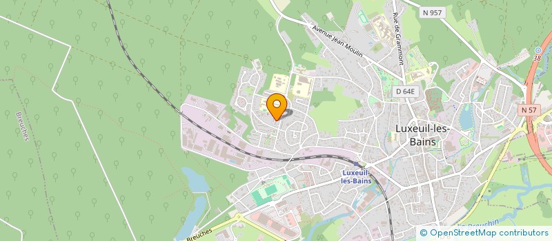 localisation de l'entreprise MONSIEUR KHALID JAMMOU  LUXEUIL-LES-BAINS