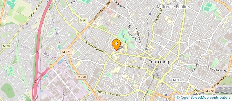 localisation de l'entreprise MONSIEUR KHALID JEOUAL  TOURCOING