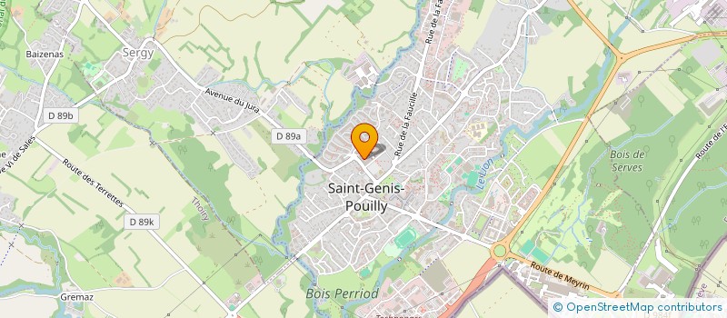 localisation de l'entreprise MONSIEUR KHALID KAAOUAN  SAINT-GENIS-POUILLY