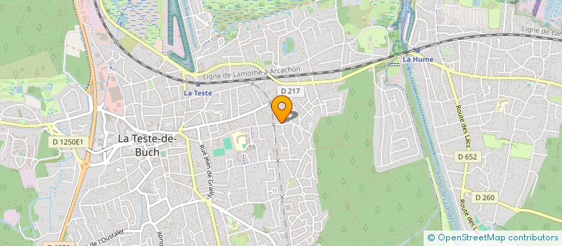 localisation de l'entreprise MONSIEUR KHALID KAROUMIA  LA TESTE-DE-BUCH