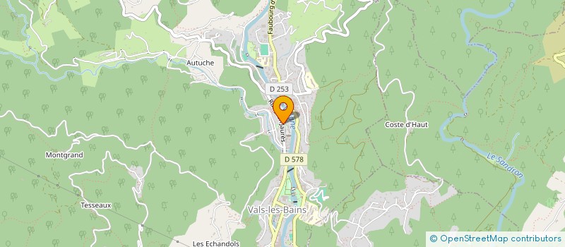 localisation de l'entreprise MONSIEUR KHALID KHABCHA  VALS-LES-BAINS