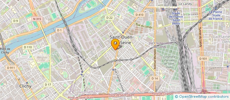 localisation de l'entreprise MONSIEUR KHALID KSAIMI à SAINT-OUEN-SUR-SEINE