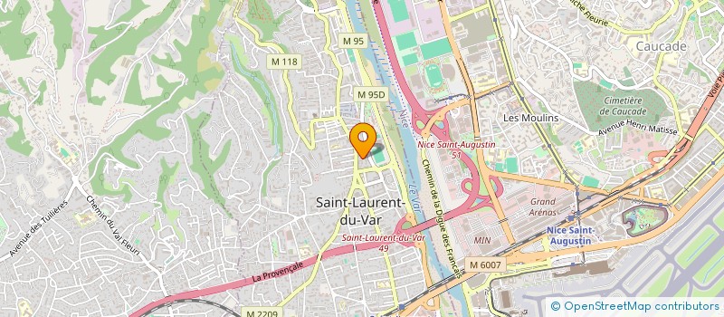 localisation de l'entreprise MONSIEUR KHALID LACHKAM à SAINT-LAURENT-DU-VAR