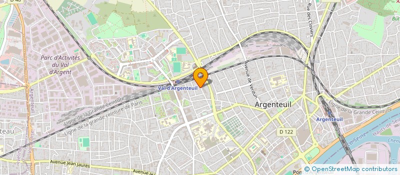 localisation de l'entreprise MONSIEUR KHALID LAHOUAD  ARGENTEUIL