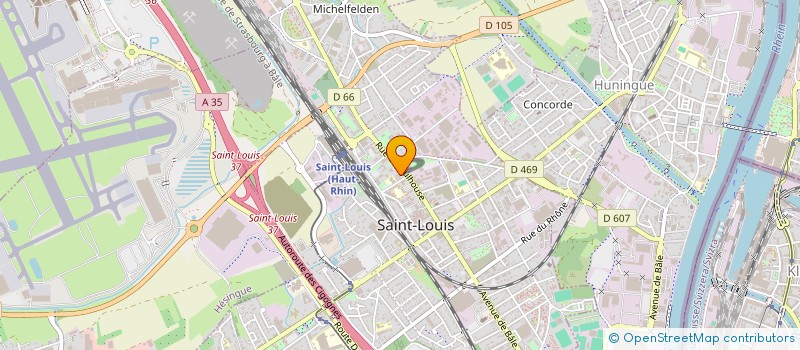 localisation de l'entreprise MONSIEUR KHALID LAHROUCHI à SAINT-LOUIS