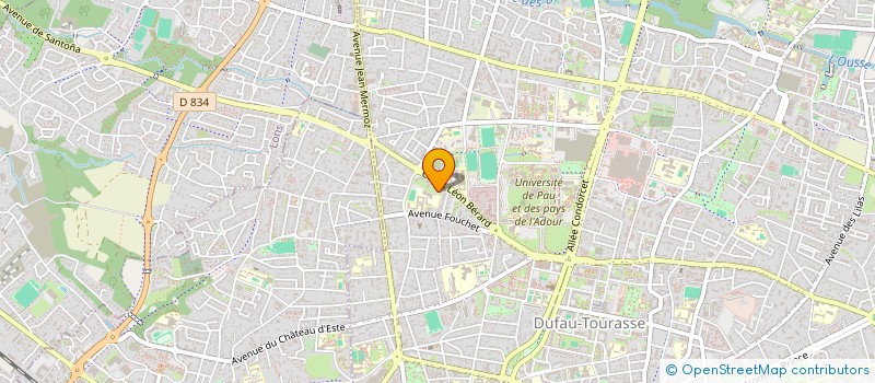 localisation de l'entreprise MONSIEUR KHALID LATFALLAH  BILLERE