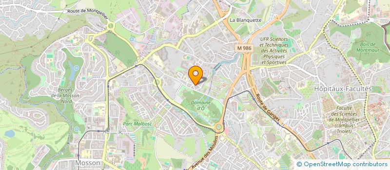 localisation de l'entreprise MONSIEUR KHALID LOUSTANI à MONTPELLIER