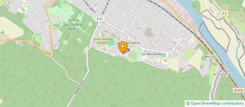 localisation de l'entreprise MONSIEUR KHALID MAAROUFI  VERNON