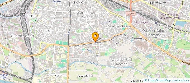 localisation de l'entreprise MONSIEUR KHALID MAKHOUKHI  AVIGNON