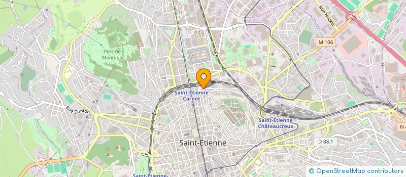 localisation de l'entreprise MONSIEUR KHALID MALOU à SAINT-ETIENNE