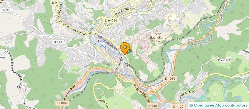 localisation de l'entreprise MONSIEUR KHALID MEDKOUR  TULLE