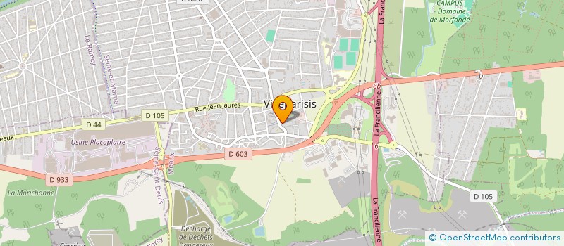 localisation de l'entreprise MONSIEUR KHALID MERGHOUM  VILLEPARISIS