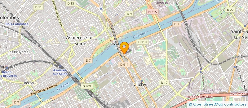 localisation de l'entreprise MONSIEUR KHALID MIZRI  CLICHY