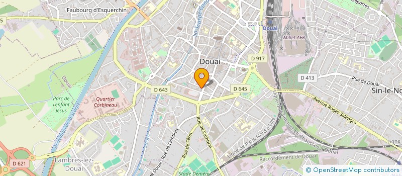 localisation de l'entreprise MONSIEUR KHALID MOUSSYER  DOUAI