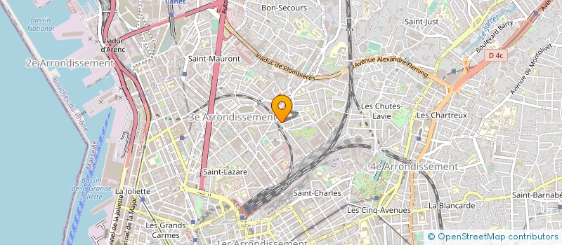 localisation de l'entreprise MONSIEUR KHALID NAIMI  MARSEILLE