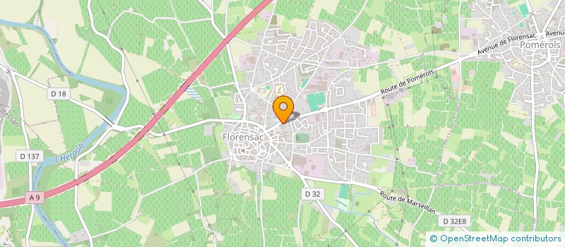 localisation de l'entreprise MONSIEUR KHALID OUHSSAIN  FLORENSAC