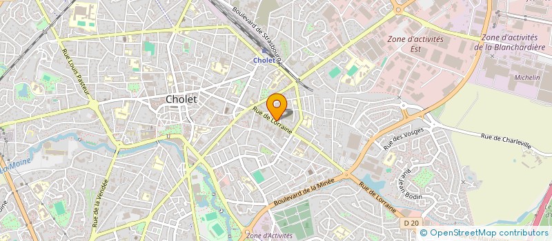 localisation de l'entreprise MONSIEUR KHALID OULHAJ à CHOLET