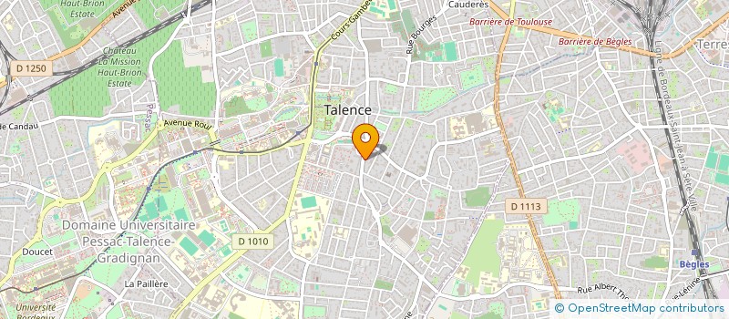 localisation de l'entreprise MONSIEUR KHALID OULHAMID  TALENCE