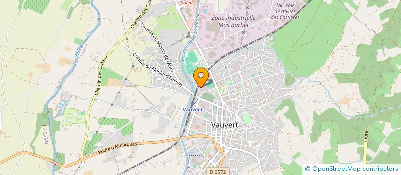 localisation de l'entreprise MONSIEUR KHALID OURRARHI  VAUVERT