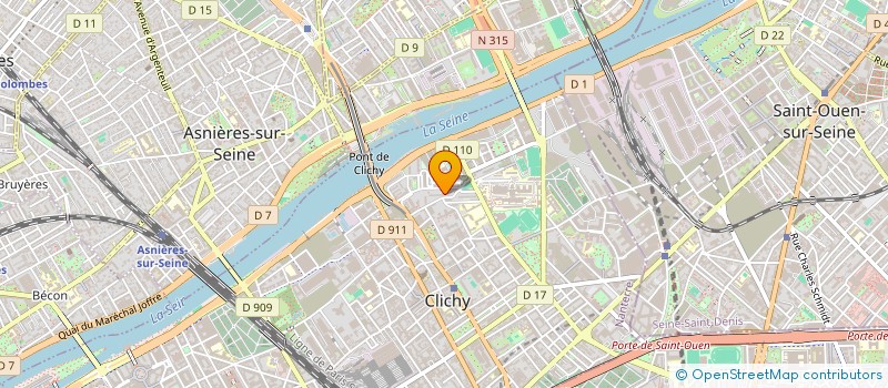 localisation de l'entreprise MONSIEUR KHALID QOUBITA à CLICHY