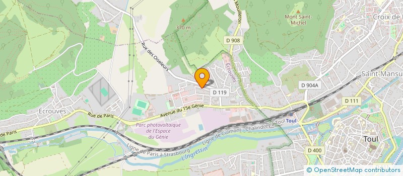 localisation de l'entreprise MONSIEUR KHALID RADI  ECROUVES