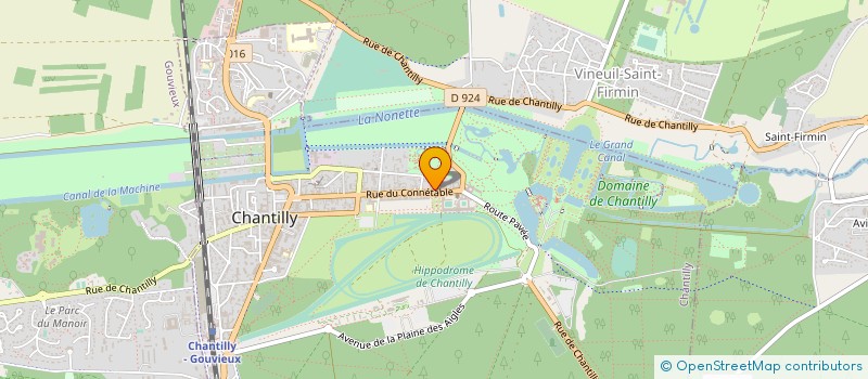 localisation de l'entreprise MONSIEUR KHALID RAGALA  CHANTILLY