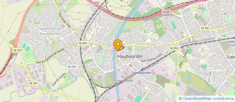 localisation de l'entreprise MONSIEUR KHALID RAHMOUNI  HAUBOURDIN