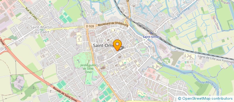 localisation de l'entreprise MONSIEUR KHALID ROCHDI  SAINT-OMER