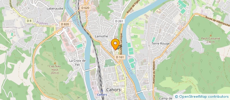 localisation de l'entreprise MONSIEUR KHALID SARWARI  CAHORS