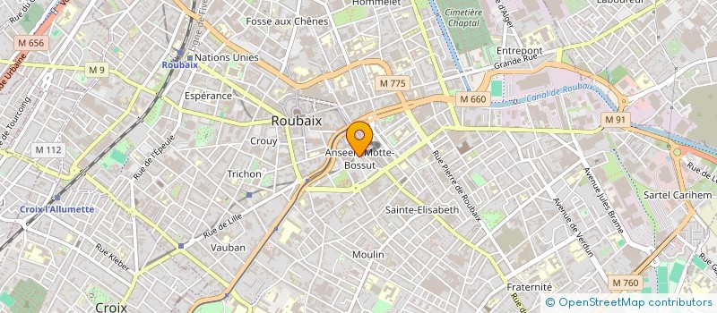 localisation de l'entreprise MONSIEUR KHALID SEBAB à ROUBAIX