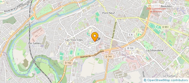 localisation de l'entreprise MONSIEUR KHALID SEDDOUGUI DAOUDI  POITIERS