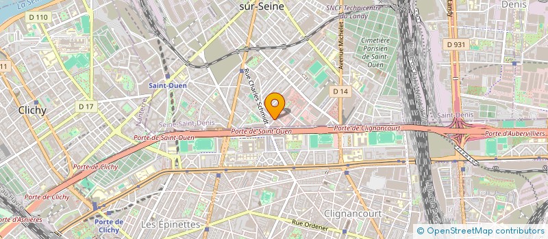 localisation de l'entreprise MONSIEUR KHALID SELLOUF à SAINT-OUEN-SUR-SEINE