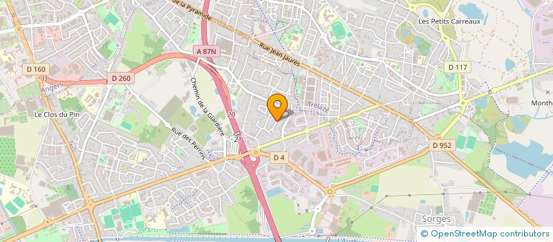 localisation de l'entreprise MONSIEUR KHALID SERBOUTI  LES PONTS-DE-CE