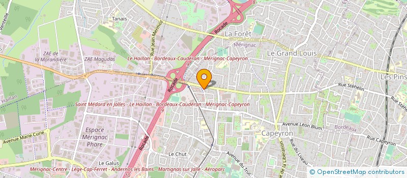 localisation de l'entreprise MONSIEUR KHALID TAJJA à MERIGNAC