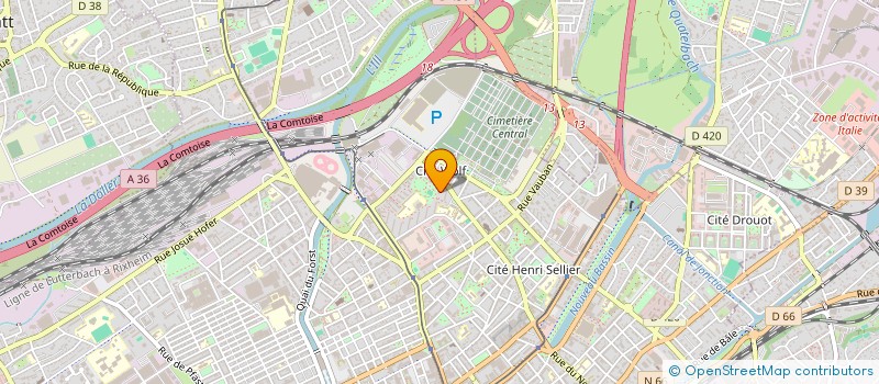 localisation de l'entreprise MONSIEUR KHALID TAYAB  MULHOUSE