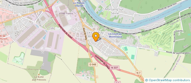 localisation de l'entreprise MONSIEUR KHALID TAZAROUALT  LE COUDRAY-MONTCEAUX