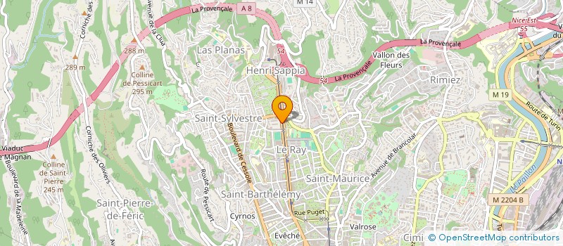 localisation de l'entreprise MONSIEUR KHALID TONSI  NICE