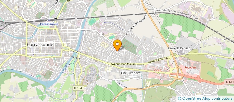 localisation de l'entreprise MONSIEUR KHALID TOUZANI à CARCASSONNE