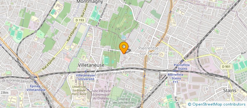 localisation de l'entreprise MONSIEUR KHALID YATIM  VILLETANEUSE