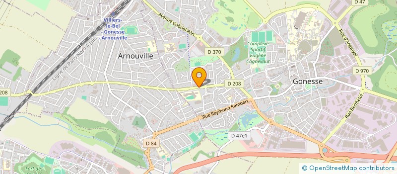 localisation de l'entreprise MONSIEUR KHALID YOUSFI à GONESSE