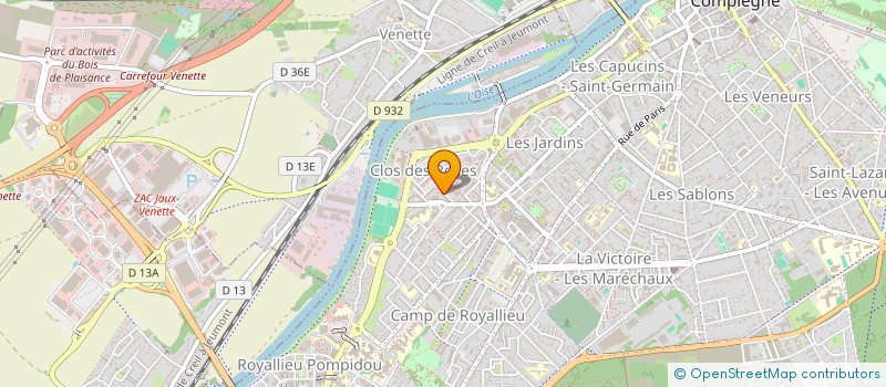 localisation de l'entreprise MONSIEUR KHALID ZERDAB à COMPIEGNE