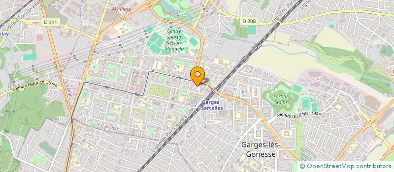 localisation de l'entreprise MONSIEUR KHALID ZIANI  SARCELLES