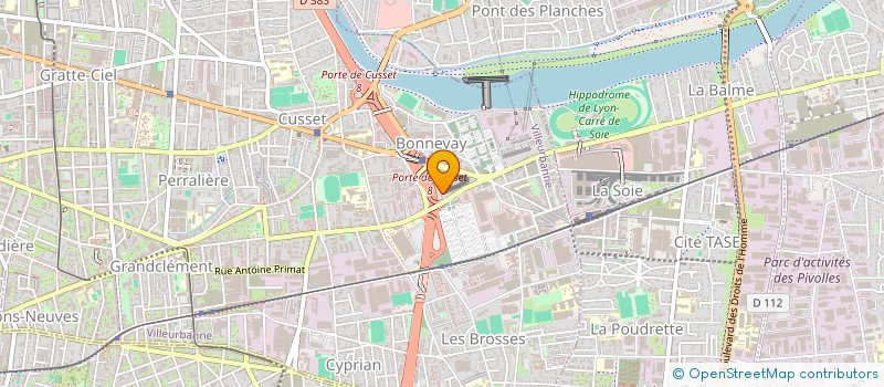 localisation de l'entreprise MONSIEUR KHALID ZOUAK  VILLEURBANNE