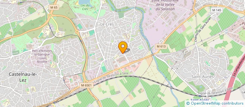 localisation de l'entreprise MONSIEUR KHALID ZOUITEN  LE CRES