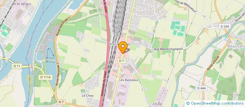 localisation de l'entreprise MONSIEUR KHALIDE EL KHADDAR  ETOILE-SUR-RHONE