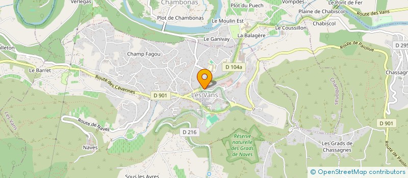 localisation de l'entreprise MONSIEUR KHALIDE LAAOUAJ à LES VANS