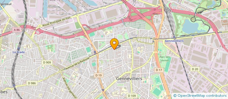 localisation de l'entreprise MONSIEUR KHALIDE MRAIKIK à GENNEVILLIERS