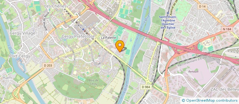 localisation de l'entreprise MONSIEUR KHALIDOU DEME  PONTOISE