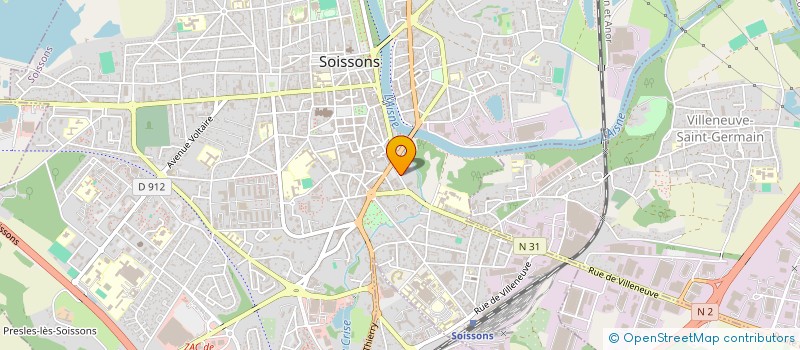 localisation de l'entreprise MONSIEUR KHALIF SEJNAOUI à SOISSONS